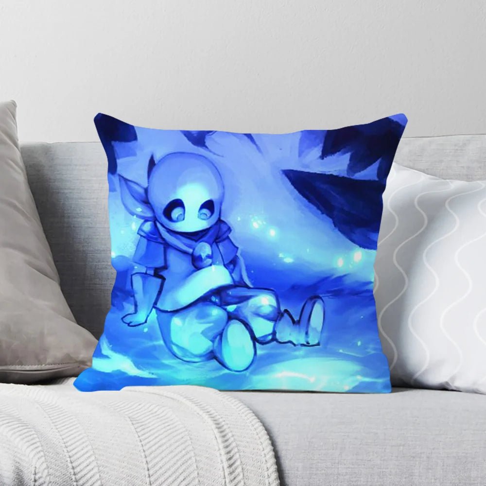 Custom Pillowcase Anime Undertale Sans Double - sided 3D Printing Pillow Case for Home Christmas Decoration Sofa Cushion Cover - Jaazi Intl