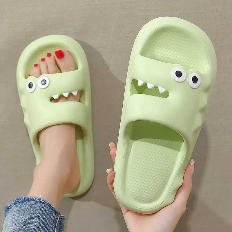 Cute Cartoon Slippers For Women Men Indoor And Outdoor Non - slip Thick Soles Floor Bathroom Slippers Fashion House Shoes - Jaazi Intl