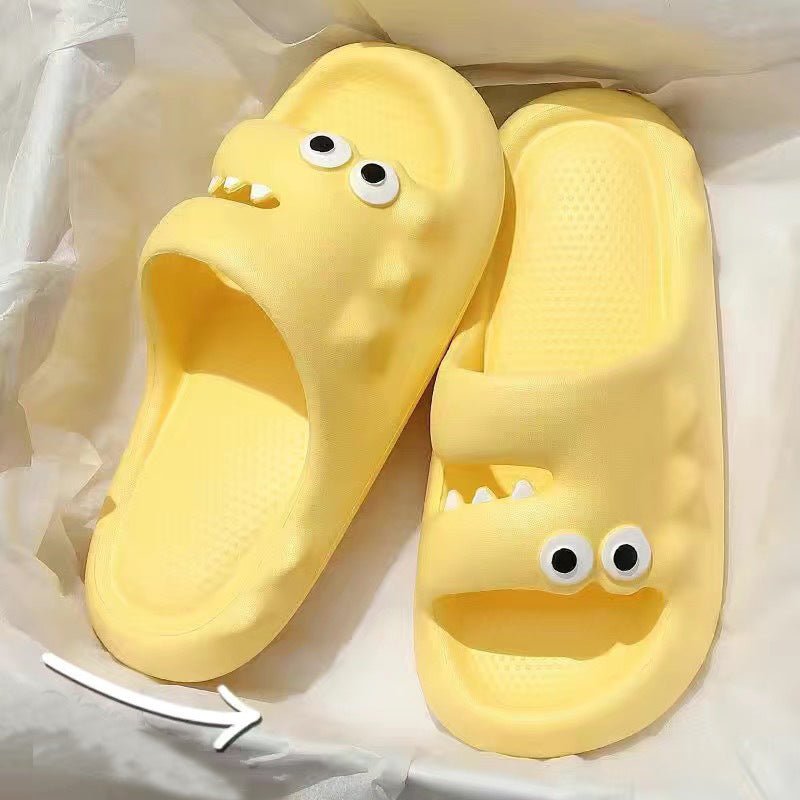 Cute Cartoon Slippers For Women Men Indoor And Outdoor Non - slip Thick Soles Floor Bathroom Slippers Fashion House Shoes - Jaazi Intl