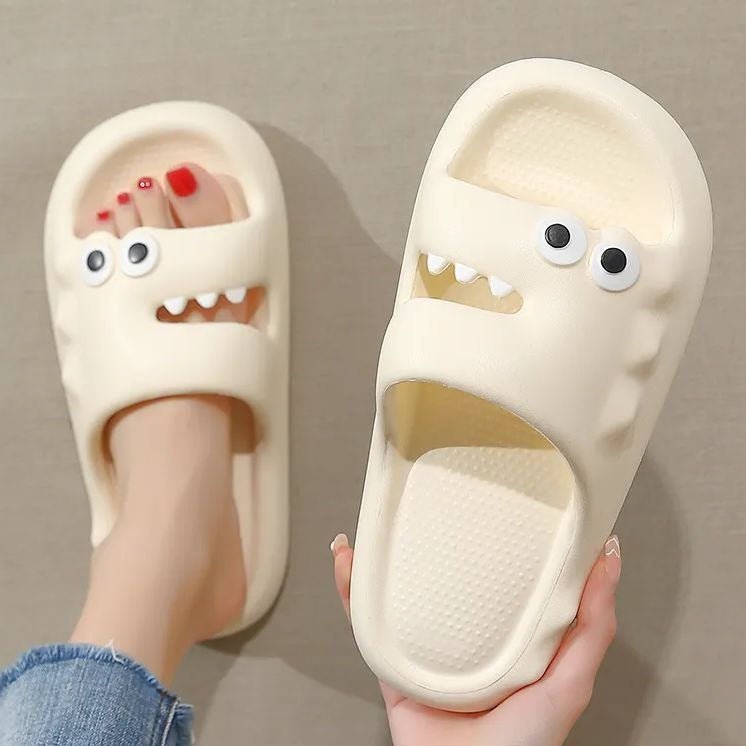 Cute Cartoon Slippers For Women Men Indoor And Outdoor Non - slip Thick Soles Floor Bathroom Slippers Fashion House Shoes - Jaazi Intl