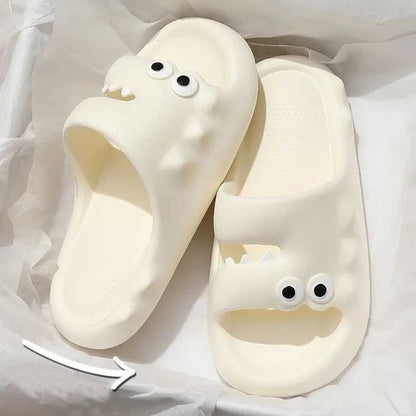 Cute Cartoon Slippers For Women Men Indoor And Outdoor Non - slip Thick Soles Floor Bathroom Slippers Fashion House Shoes - Jaazi Intl