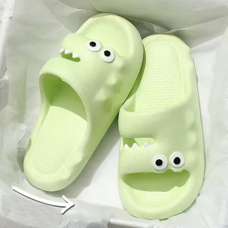 Cute Cartoon Slippers For Women Men Indoor And Outdoor Non - slip Thick Soles Floor Bathroom Slippers Fashion House Shoes - Jaazi Intl