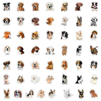 Cute Dog Cartoon Sticker Set - Jaazi Intl