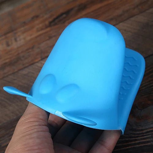 Cute Dog Heat - Resistant Kitchen Oven Holder BBQ Baking Silicone Mitt Glove Tool - Jaazi Intl