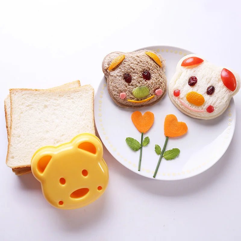 Cute Heart Shape Sandwich Cutter Bread Mold Toast Maker Cake Cookie Cutter Kitchen Breakfast Dessert DIY Tool - Jaazi Intl