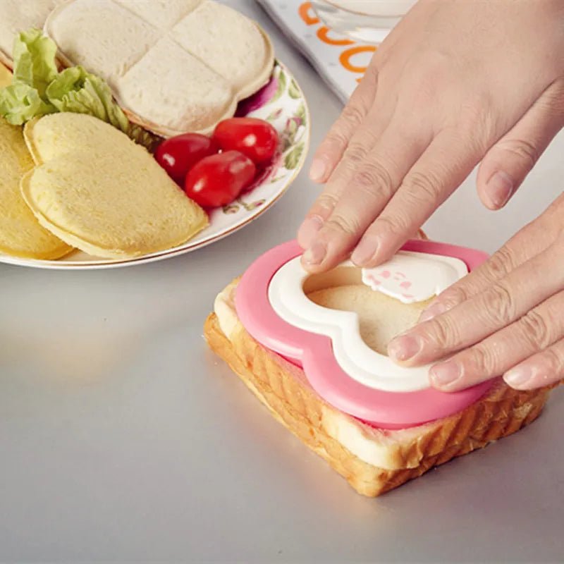 Cute Heart Shape Sandwich Cutter Bread Mold Toast Maker Cake Cookie Cutter Kitchen Breakfast Dessert DIY Tool - Jaazi Intl