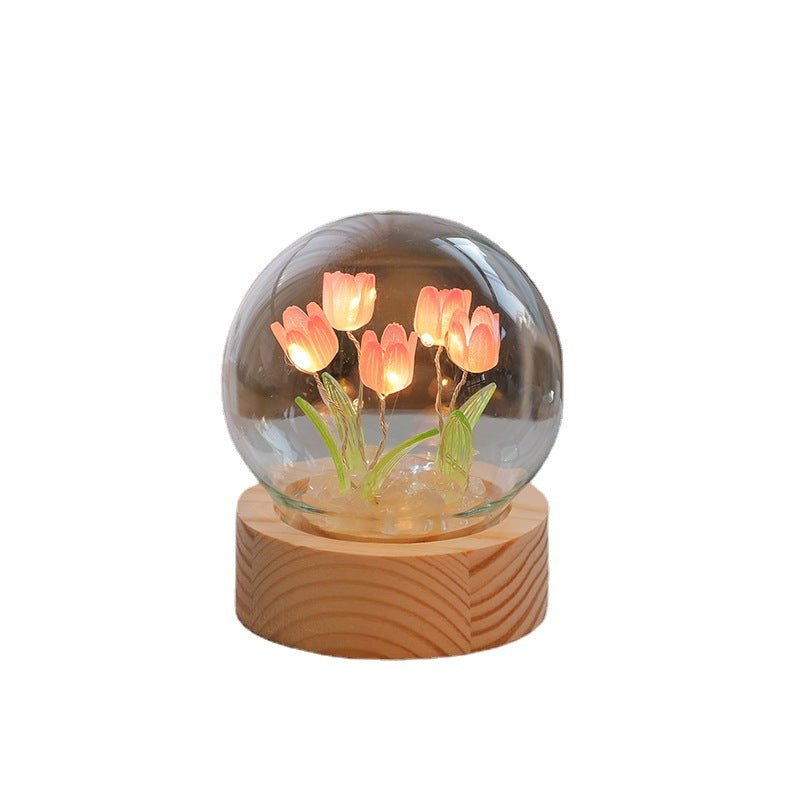 Cute Mini Tulip Small Night Light Tabletop Decoration Holiday Gift - Jaazi Intl