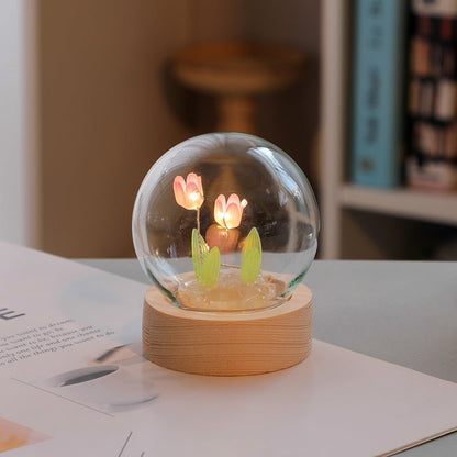 Cute Mini Tulip Small Night Light Tabletop Decoration Holiday Gift - Jaazi Intl