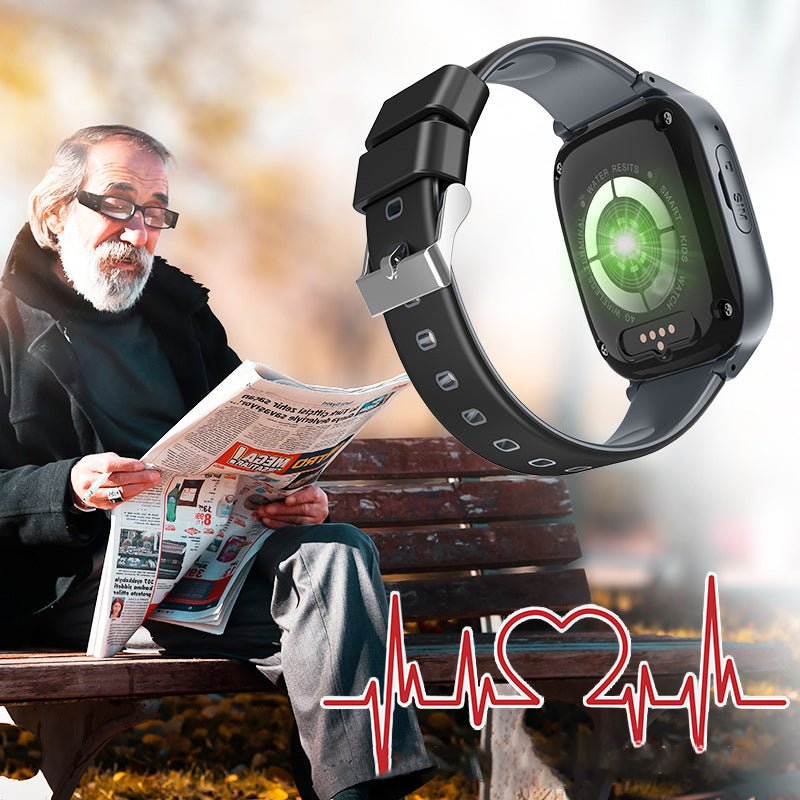 D32 Elderly Positioning Phone Watch 4G Anti - Lost Waterproof Smart Phone Watch With GPS Positioning - Jaazi Intl