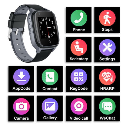 D32 Elderly Positioning Phone Watch 4G Anti - Lost Waterproof Smart Phone Watch With GPS Positioning - Jaazi Intl