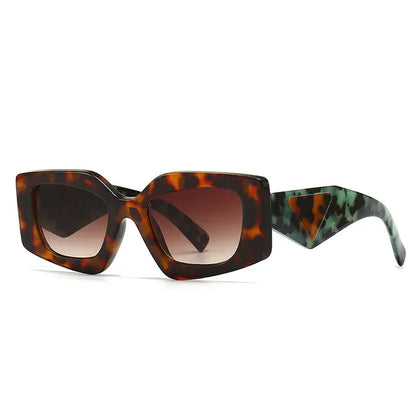 Retro Rectangular Cat Eye Sunglasses