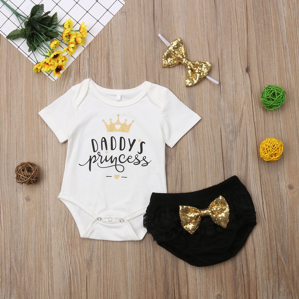 Daddy’s Princess Romper - Jaazi Intl