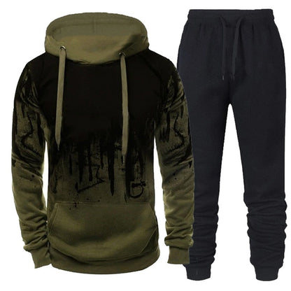 Set aus Trainingsanzug, Kapuzenpullover und Hose