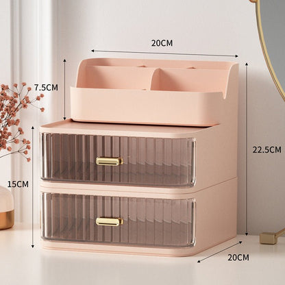 Desktop Drawer Cosmetics Storage Box - Jaazi Intl