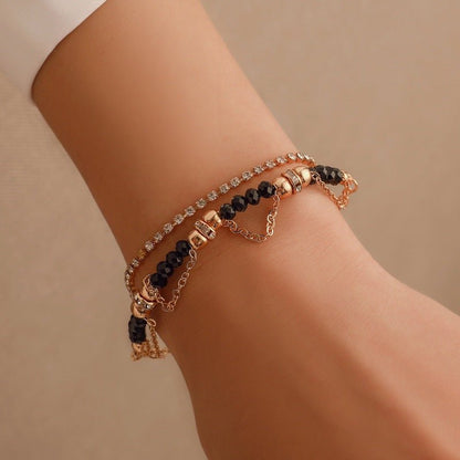 Diamond Tassel Bracelet - Jaazi Intl