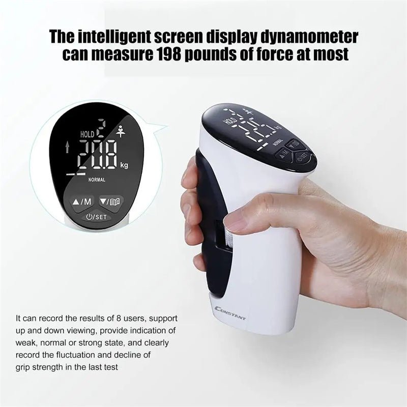 Digital Electric Hand Gripper Hand Dynamometer Counting Gripper Hand Grips Strengthener Measurement Meter Auto Capturing Power Good Way To Keep Fitness - Jaazi Intl