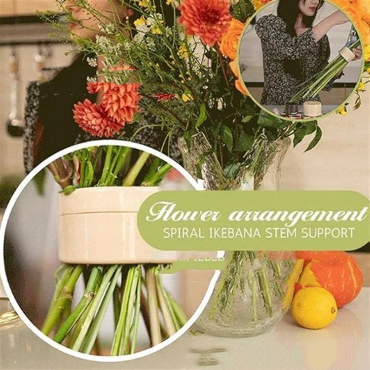 DIY Vase Spiral Stem Bracket Flower Arrangement Tool Home Decor - Jaazi Intl