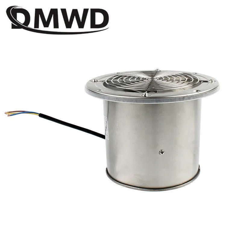 DMWD 6 Inch Stainless Steel Exhaust Fan 6'' Toilet Kitchen Bathroom Hanging Wall Window Duct Fan Air Ventilator Extractor Blower - Jaazi Intl