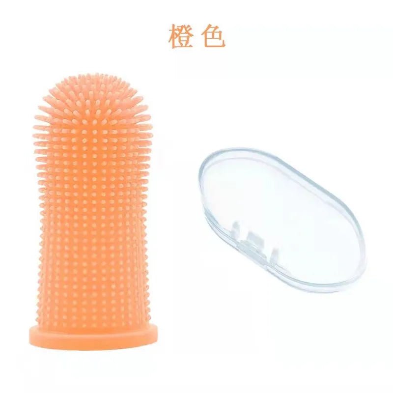 Dog Super Soft Pet Finger Toothbrush Teeth Cleaning Bad Breath Care Nontoxic Silicone Tooth Brush Tool Dog Cat Cleaning Supplies - Jaazi Intl