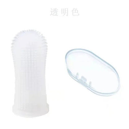 Dog Super Soft Pet Finger Toothbrush Teeth Cleaning Bad Breath Care Nontoxic Silicone Tooth Brush Tool Dog Cat Cleaning Supplies - Jaazi Intl