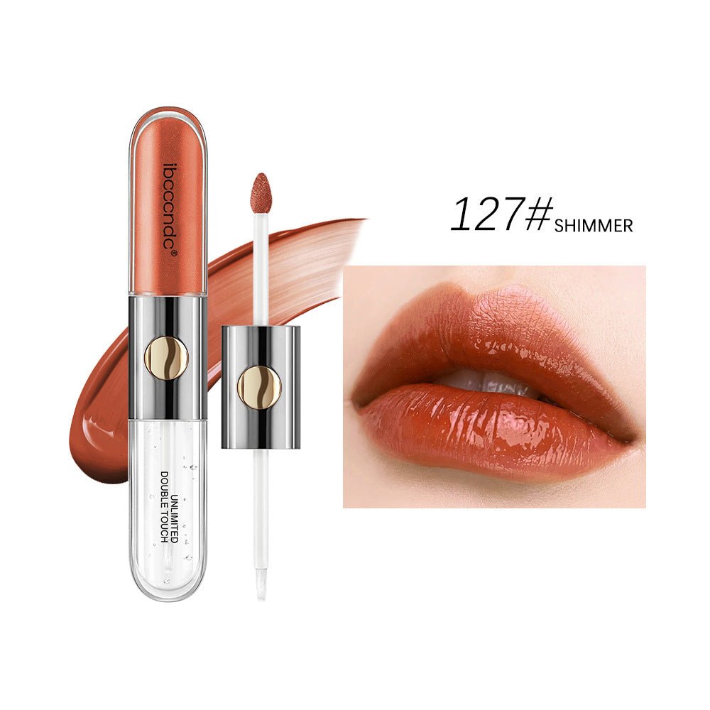 Double - headed Lip Lacquer Matte Waterproof Sweat - proof - Jaazi Intl