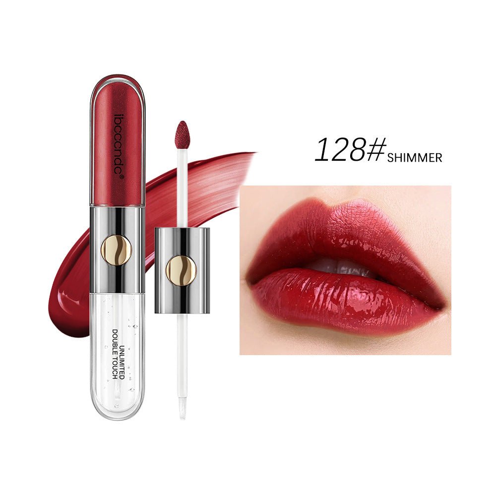 Double - headed Lip Lacquer Matte Waterproof Sweat - proof - Jaazi Intl