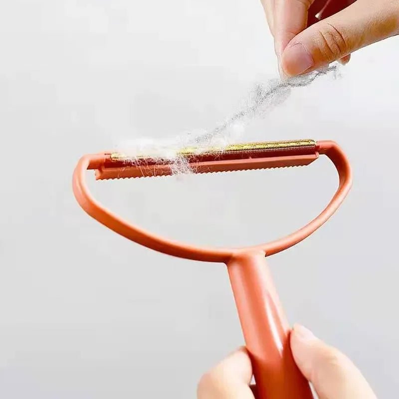 Double - Side Lint Remover Portable Pet Hair Remover Brush Manual Fluff Remover Clothes Fuzz Fabric Shaver Carpet Clothes Brush - Jaazi Intl