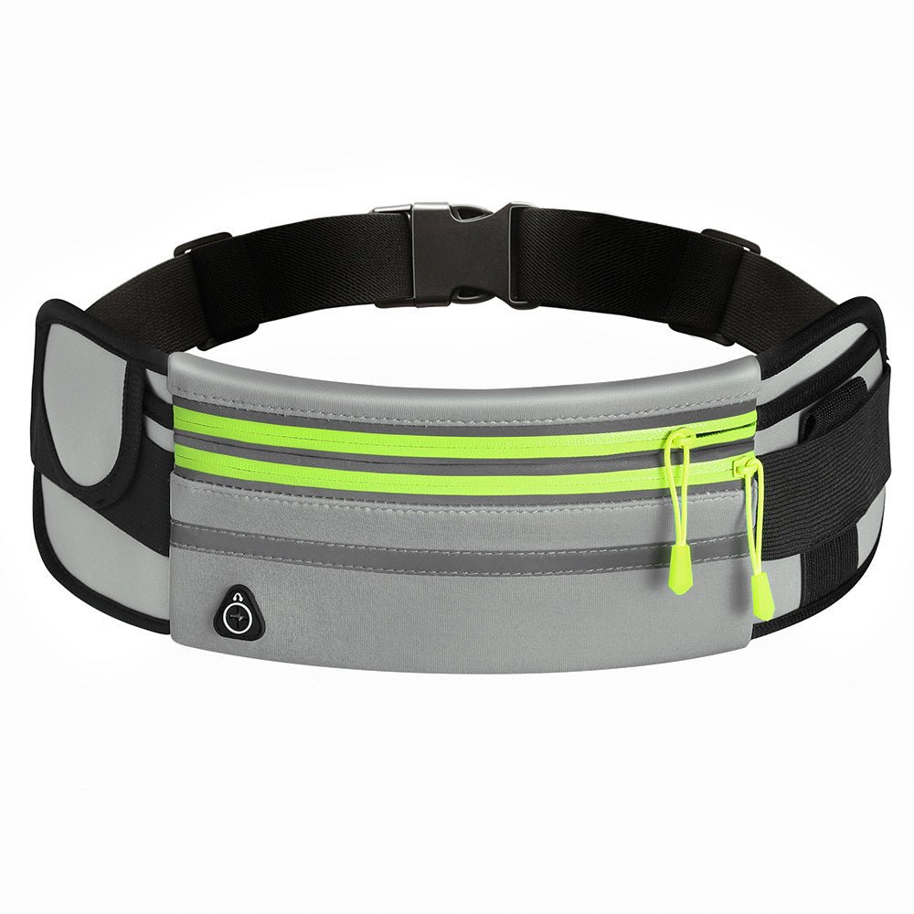 Double Zippers Waist Bags Waterproof Sports Running Fanny Pack - Jaazi Intl