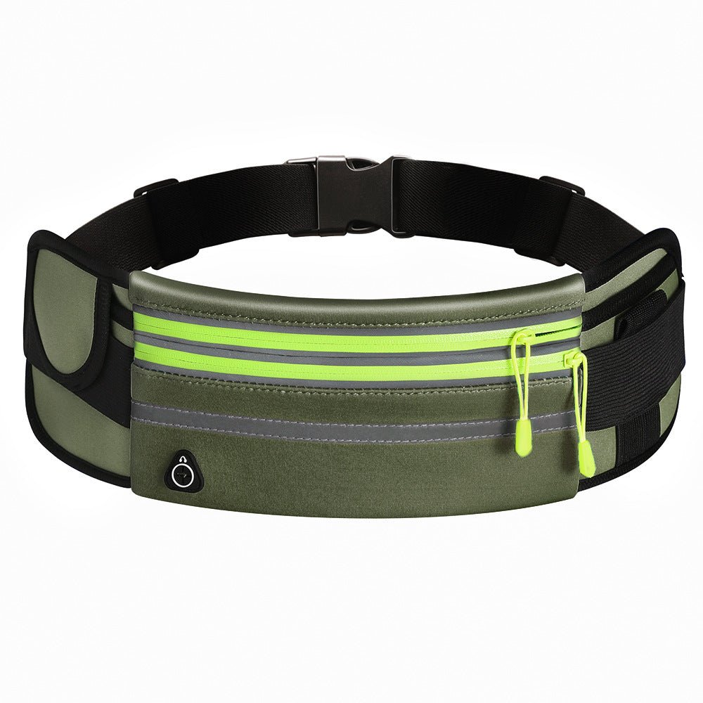 Double Zippers Waist Bags Waterproof Sports Running Fanny Pack - Jaazi Intl