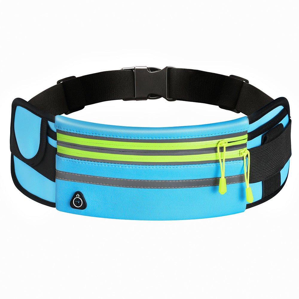 Double Zippers Waist Bags Waterproof Sports Running Fanny Pack - Jaazi Intl