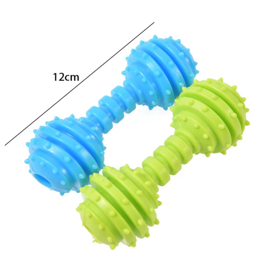 Dumbell Rubber Toy - Jaazi Intl