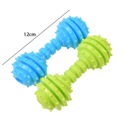 Dumbell Rubber Toy - Jaazi Intl