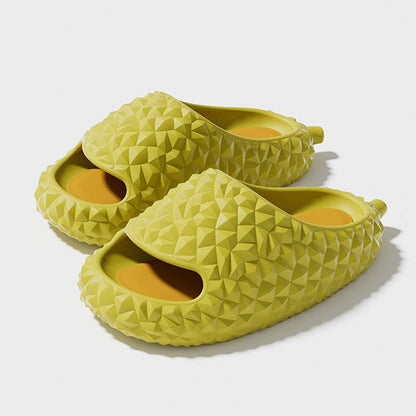 Durian Slippers Unique Design Peep - toe Home Shoes Cute Bathroom Slippers - Jaazi Intl