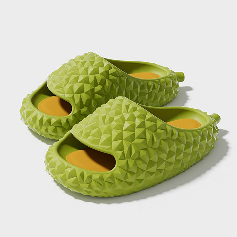 Durian Slippers Unique Design Peep - toe Home Shoes Cute Bathroom Slippers - Jaazi Intl