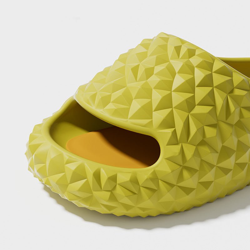 Durian Slippers Unique Design Peep - toe Home Shoes Cute Bathroom Slippers - Jaazi Intl