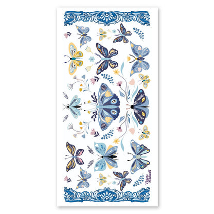 Dutch Blue Butterfly Stickers - Jaazi Intl