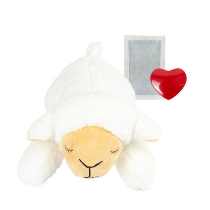 Pet Comfort Dog Anxiety Accompany Sleep Simulation Heartbeat Plush Toy