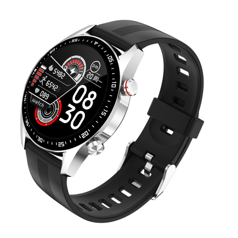 E1 - 2 Smart Watch Men Bluetooth Call Custom Dial Full Touch Screen Waterproof Smartwatch For Android IOS Sports Fitness Tracker - Jaazi International