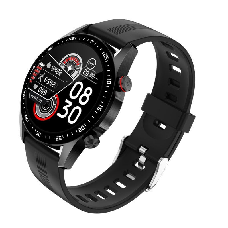 E1 - 2 Smart Watch Men Bluetooth Call Custom Dial Full Touch Screen Waterproof Smartwatch For Android IOS Sports Fitness Tracker - Jaazi International