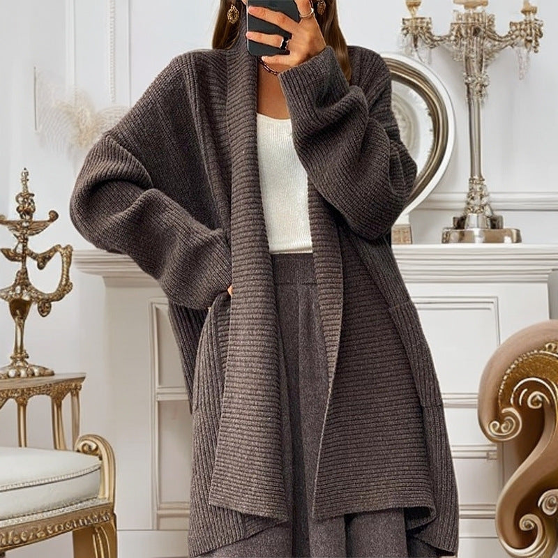 Warm All-match Simple Leisure Sweater Sweater Coat