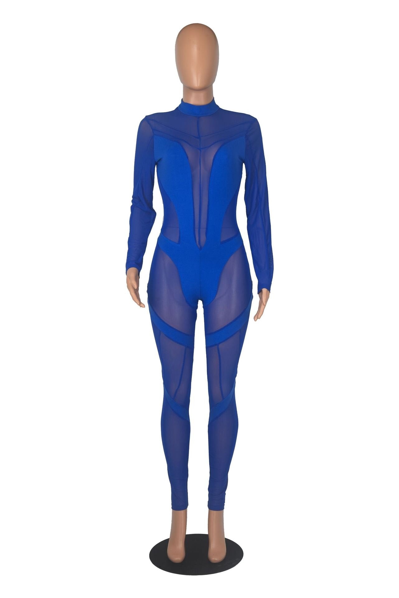 Echoine Stretch See Through Jumpsuit - Jaazi Intl