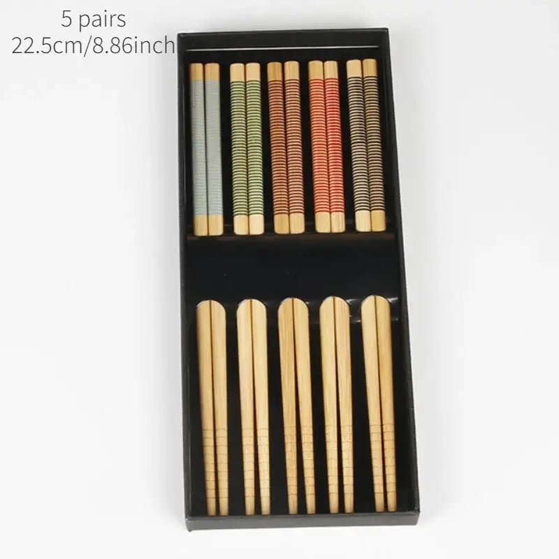 Eco - Friendly Bamboo Chopsticks - Jaazi Intl