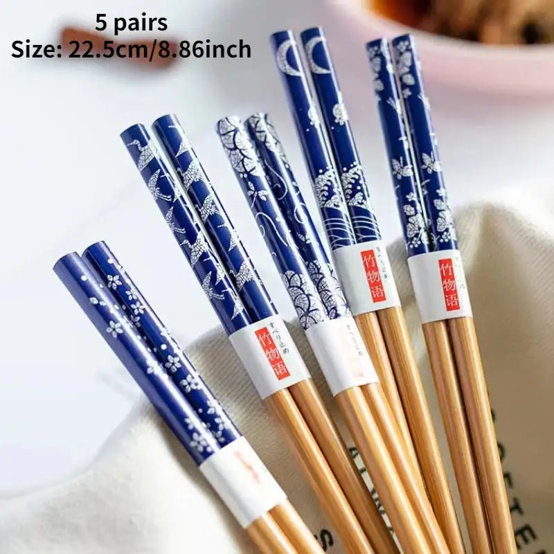 Eco - Friendly Bamboo Chopsticks - Jaazi Intl