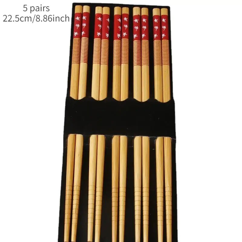 Eco - Friendly Bamboo Chopsticks - Jaazi Intl