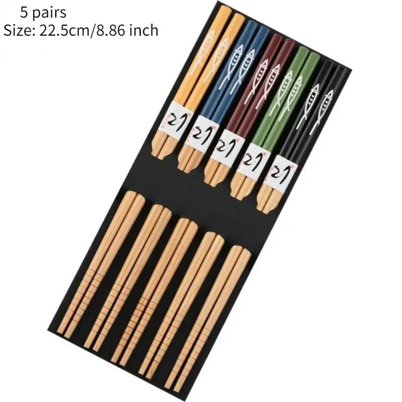 Eco - Friendly Bamboo Chopsticks - Jaazi Intl