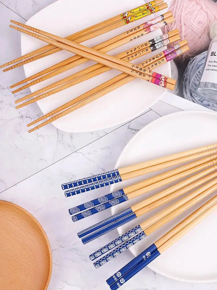 Eco - Friendly Bamboo Chopsticks - Jaazi Intl