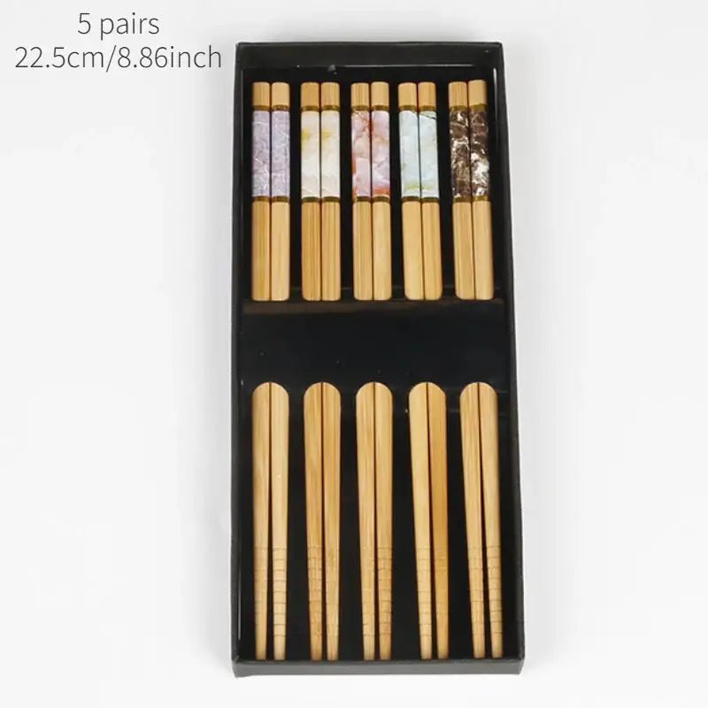 Eco - Friendly Bamboo Chopsticks - Jaazi Intl