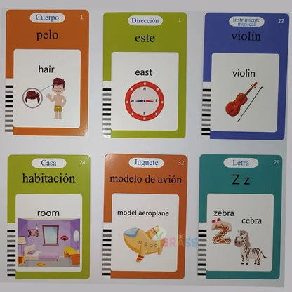 Educational Learning Talking Flash Cards - Jaazi Intl