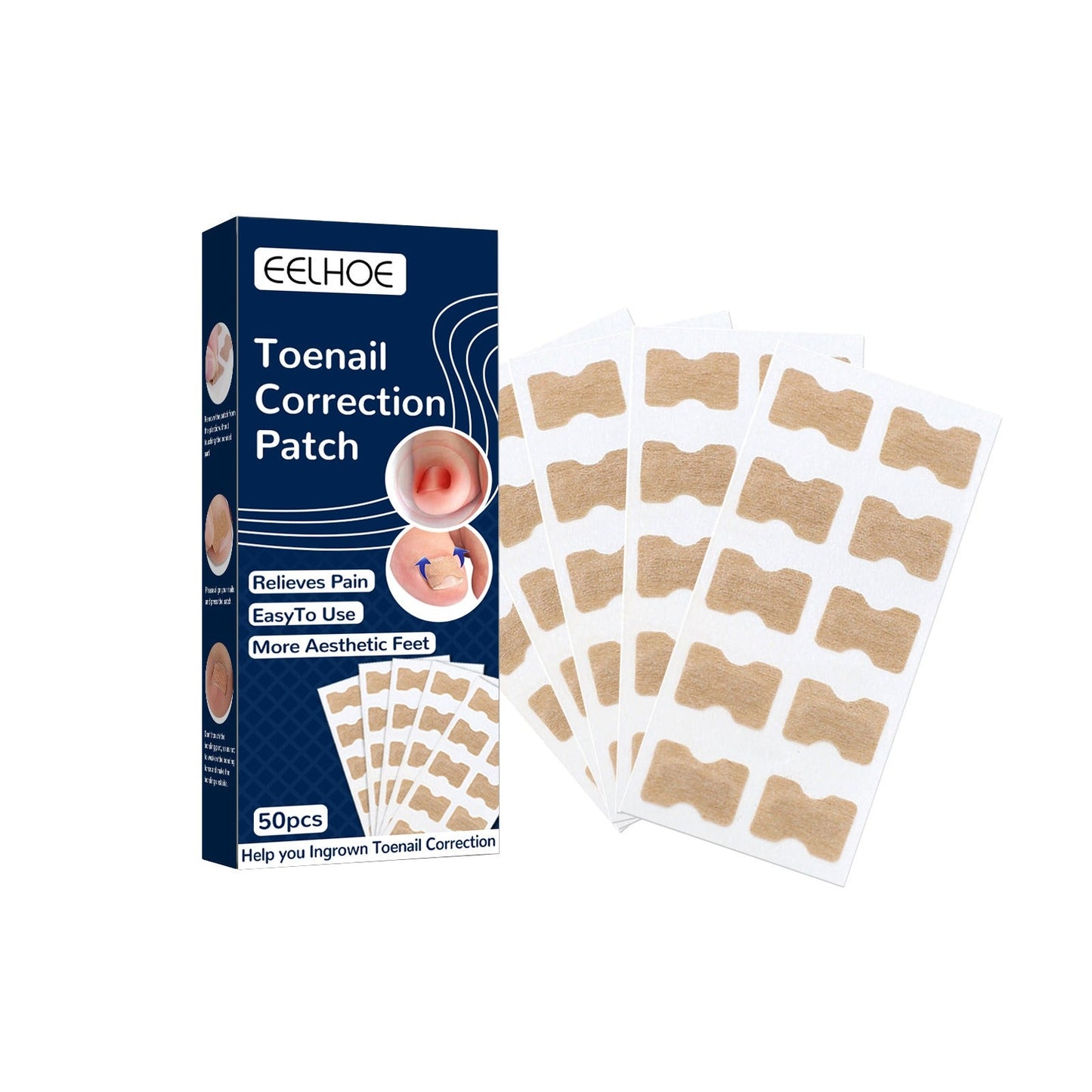 EELHOE toe nail correction patch - Jaazi Intl