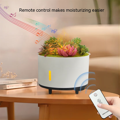 Simulation Plant Bluetooth Music Flame Aromatherapy Humidifier